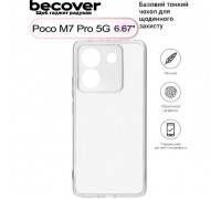 Чохол до мобільного телефона BeCover Silicone Poco M7 Pro 5G Transparent (713655)