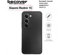 Чохол до мобільного телефона BeCover Silicone Xiaomi Redmi 15 Black (713782)