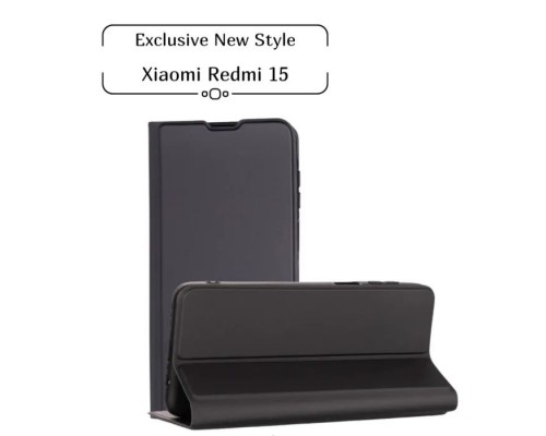Чохол до мобільного телефона BeCover Exclusive New Style Xiaomi Redmi 15 Black (713915)