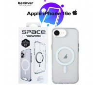 Чохол до мобільного телефона BeCover Space Case MagSafe Apple iPhone 16e Transparent (713884)