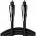 Кабель мультимедійний Optical Toslink 2.0m AV108 black Ugreen (10540)