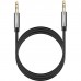 Кабель мультимедійний 3.5mm M to 3.5mm M 3.0m AV119 black Ugreen (10736)
