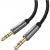Кабель мультимедійний 3.5mm M to 3.5mm M 3.0m AV119 black Ugreen (10736)