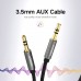 Кабель мультимедійний 3.5mm M to 3.5mm M 3.0m AV119 black Ugreen (10736)