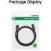 Кабель мультимедійний HDMI M to HDMI F 0.5m 8K HD151 black Ugreen (40400)