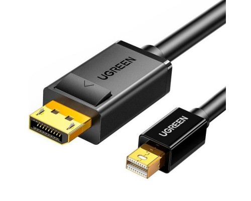 Кабель мультимедійний miniDisplayPort M to DisplayPort M 1.5m MD105 black Ugreen (10477)