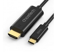 Кабель мультимедійний USB-C to HDMI M 1.8m black Choetech (CH0019-BK-V3)