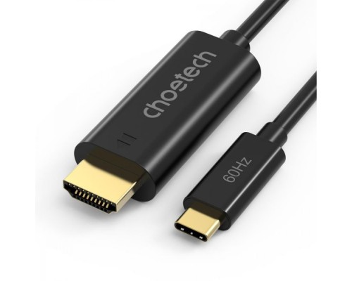 Кабель мультимедійний USB-C to HDMI M 1.8m black Choetech (CH0019-BK-V3)