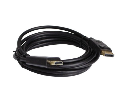 Кабель мультимедійний DisplayPort M to HDMI M 3.0m 4K60Hz black Patron (PN-DP-HDMI-30)