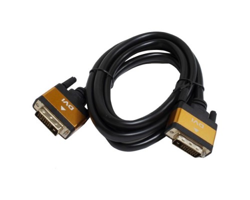 Кабель мультимедійний DVI M to DVI M 1.0m 24+1pin Patron (CAB-PN-MUL-DVI-DVI-1)
