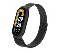 Ремінець до фітнес браслета Armorstandart Milanese Magnetic для Xiaomi Smart Band 10/9/8 Black (ARM86890)