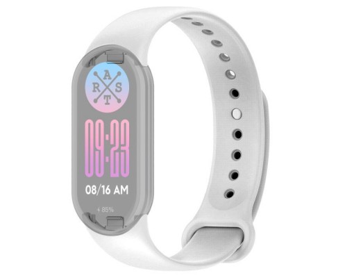 Ремінець до фітнес браслета Armorstandart для Xiaomi Smart Band 10/9/8 White (ARM86916)