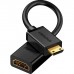 Перехідник Mini HDMI M to HDMI F 0.22m black Ugreen (20137)
