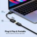 Перехідник Mini HDMI M to HDMI F 0.22m black Ugreen (20137)