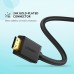 Перехідник Mini HDMI M to HDMI F 0.22m black Ugreen (20137)