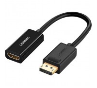 Перехідник Display Port M to HDMI F 4K30Hz black Ugreen (40363)