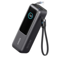 Батарея універсальна Anker 25000mAh, 165W, PD/3/0, QC/3/0, Built-In Double USB-C Cables, black (A1695H11)