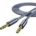 Кабель мультимедійний 3.5mm M to 3.5mm M 0.5m gray Essager (EYP35-DYB0G)