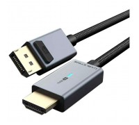 Кабель мультимедійний DisplayPort M to HDMI M 1.8m 4K30Hz Cabletime (CA915323)