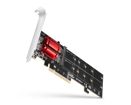 Контролер AXAGON PCIe to 2xNVMe M.2 controller (PCEM2-ND)