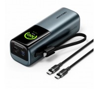 Батарея універсальна Vention 20000 mAh 165W Gray TFT Display Type (FKFH0)