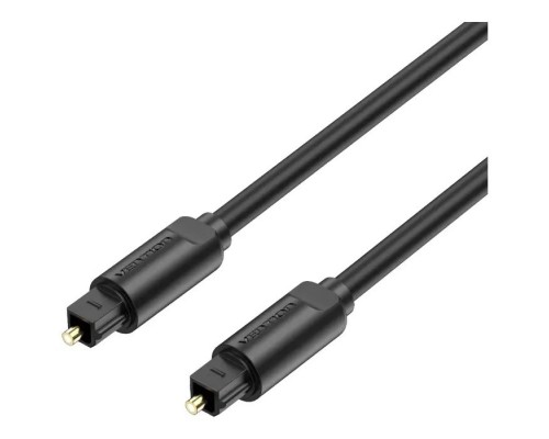 Кабель мультимедійний Optical Toslink 1.0m black Vention (BAEBF)