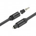 Кабель мультимедійний Optical Toslink 1.0m black Vention (BAEBF)