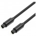 Кабель мультимедійний Optical Toslink 3.0m black Vention (BAEBI)