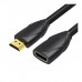 Кабель мультимедійний HDMI M to HDMI F 0.5m 4K60Hz black Vention (VAA-B06-B050)
