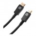 Кабель мультимедійний DisplayPort M to DisplayPort M 1.0m V1.2 4K60Hz black HP (HP_DHC-DP01-1M)