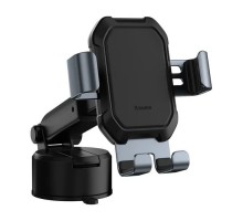 Універсальний автотримач Baseus Tank gravity car mount holder with suction base Tarnish Black (SUYL-TK01)
