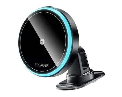Універсальний автотримач Essager Element magnetic wireless charging car bracket outlet+paste mode (EZJCX-YS01-Z)