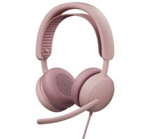 Навушники Logitech Zone Wired 2 USB Rose (981-001620)