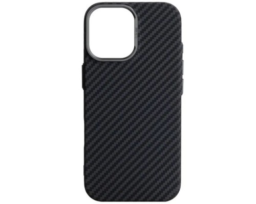 Чохол до мобільного телефона Armorstandart LikeCarbon2 MagCase Apple iPhone 17 Carbon Black (ARM86257)