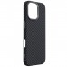 Чохол до мобільного телефона Armorstandart LikeCarbon2 MagCase Apple iPhone 17 Carbon Black (ARM86257)