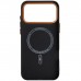 Чохол до мобільного телефона Armorstandart LikeCarbon2 SE MagCase Apple iPhone 17 Pro Max Kevlar Black Orange (ARM89165)