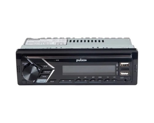 Автомагнітола PULSO RGB, USB, FM, RCA, LCD-дисплей, 4х50 Вт (P110111)