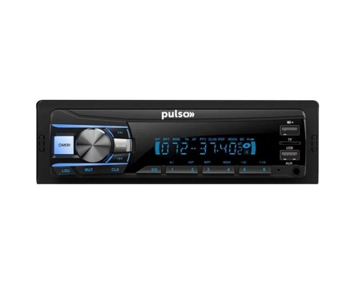 Автомагнітола PULSO RGB, USB, FM, RCA, LCD-дисплей, 4х50 Вт (P110611)