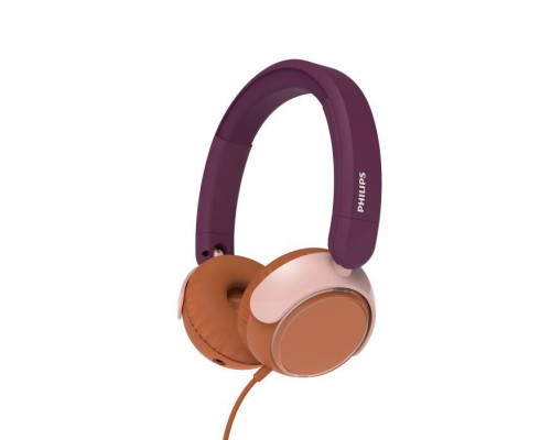 Навушники Philips TAK2000MP/00 USB-C/3,5 мм Burgundy/Orange (TAK2000MP/00)