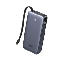 Батарея універсальна Ugreen 20000mAh 45W with Built-in Cable (PB536 55988B)