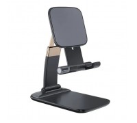 Підставка до планшета та телефона Knight Foldable Desk Mobile Phone Holder Stand (Alloy) Black Essager (EZJZM-QS01)