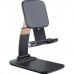 Підставка до планшета та телефона Knight Foldable Desk Mobile Phone Holder Stand (Plastic) Black Essager (EZJZM-QSSJ01)