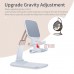 Підставка до планшета та телефона Knight Foldable Desk Mobile Phone Holder Stand (Plastic) White Essager (EZJZM-QSSJ02)