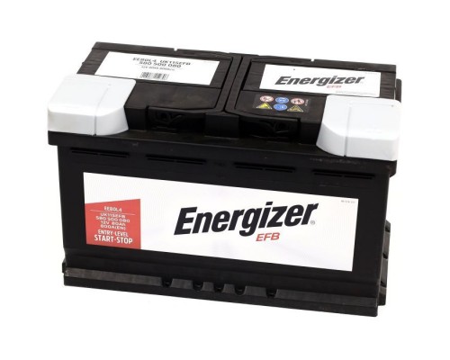 Акумулятор автомобільний Energizer 80Ah-12v EFB R, EN800 (580 500 080)