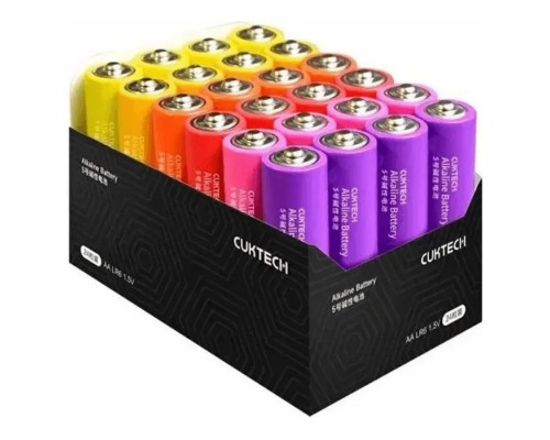 Батарейка CUKTECH AA rainbow alkaline battery * 24 (CUKAAB08CNCM)
