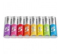 Батарейка CUKTECH AA high-performance rainbow alkaline battery * 8 (CUKB05CTCNCM)