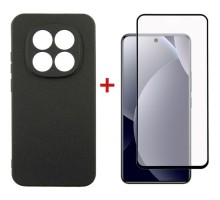 Чохол до мобільного телефона Dengos Carbon + glass Xiaomi Redmi Note 15 Pro 5G Black (DG-KM-186)