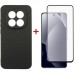 Чохол до мобільного телефона Dengos Carbon + glass Xiaomi Redmi Note 15 Pro 5G Black (DG-KM-186)