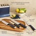 Набір ножів Tefal Ever Sharp Pro, 6 предметів, чорний (K297S644)