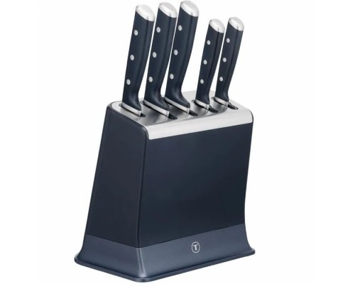 Набір ножів Tefal Ever Sharp Pro, 6 предметів, чорний (K297S644)